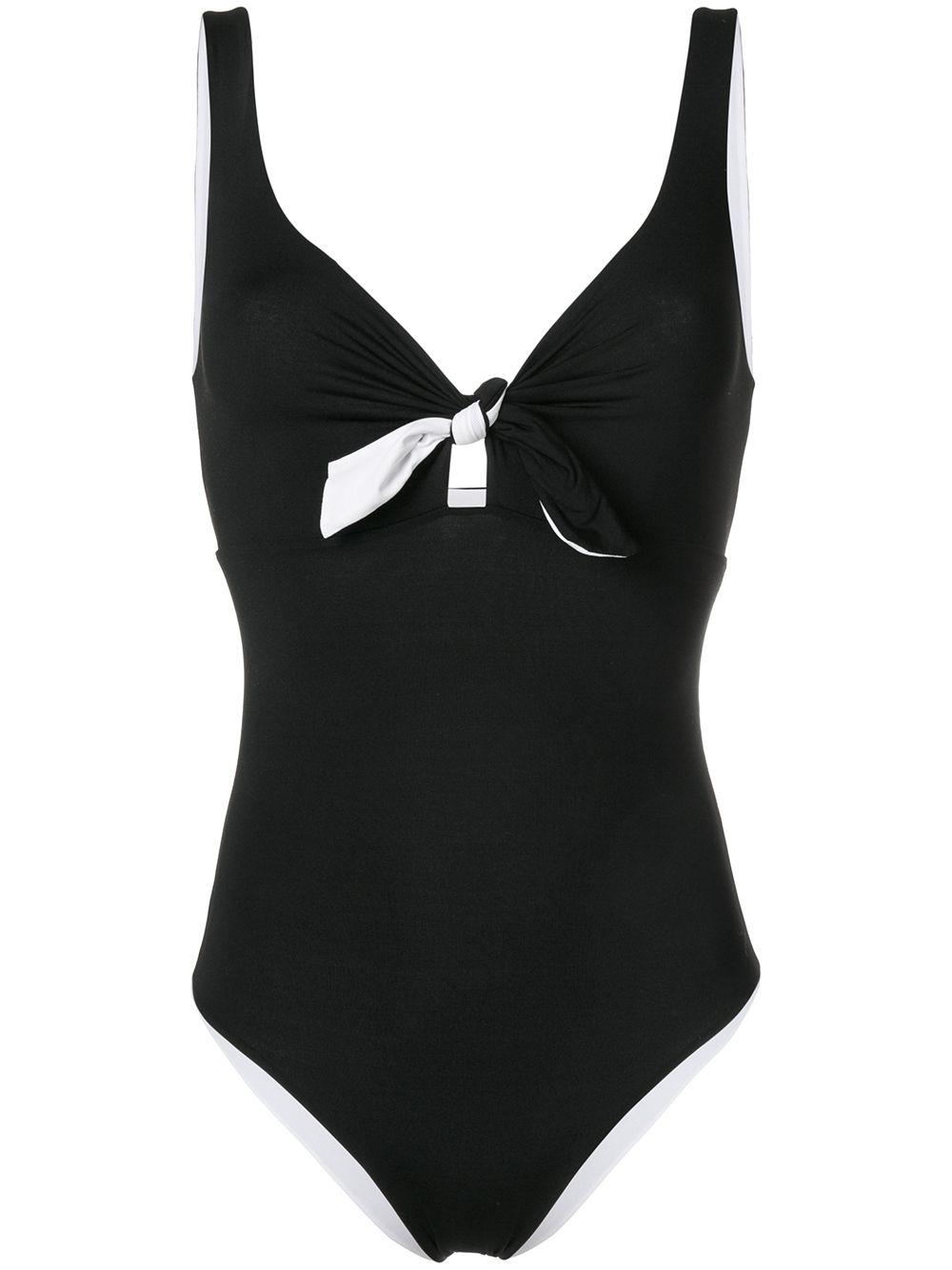 bow-detail swimsuit by FISICO