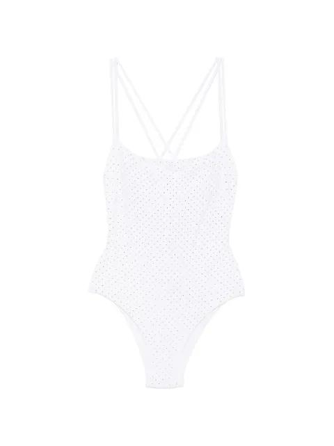 crystal-embellished swimsuit by FISICO
