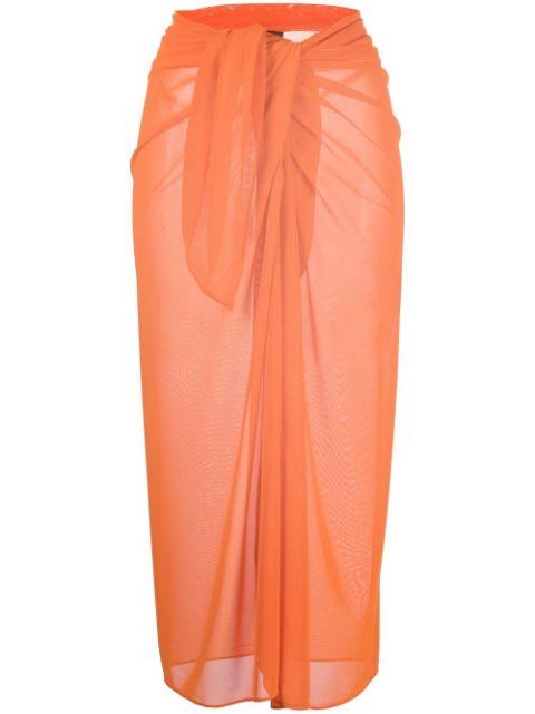 draped tie sarong by FISICO