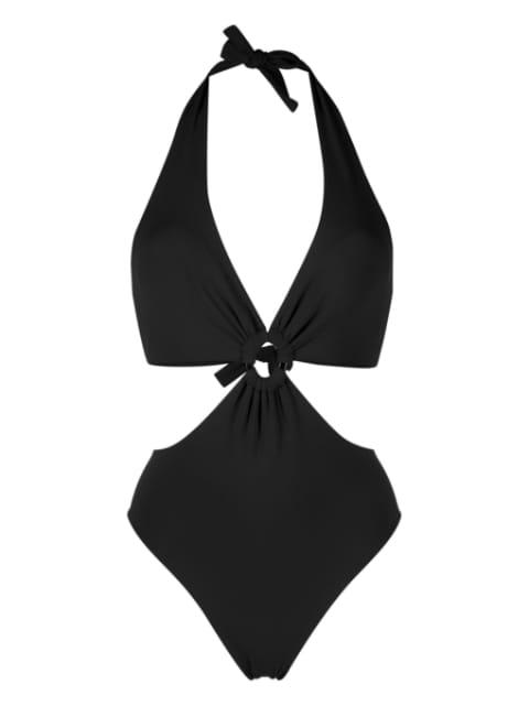 halterneck stretch swimsuit by FISICO