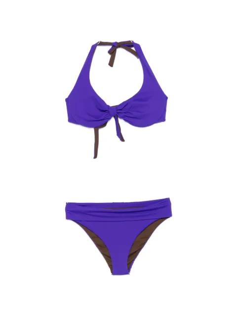 knot-detail bikini by FISICO