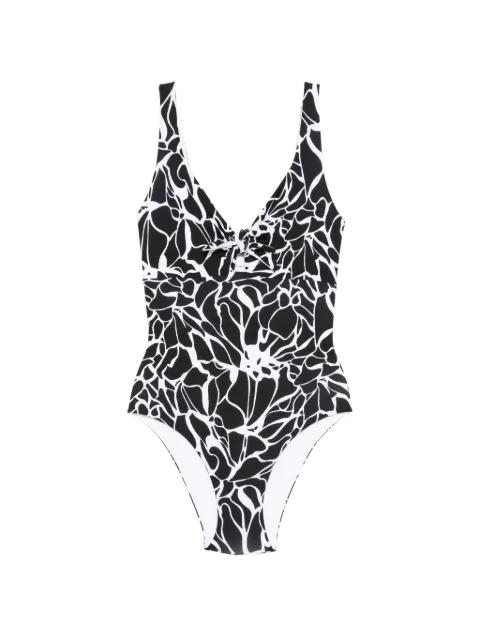 knot-detail swimsuit by FISICO