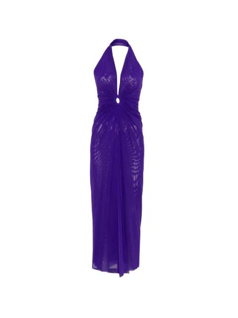 ring-detail maxi dress by FISICO