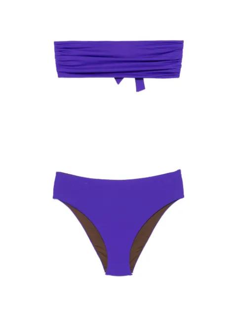 ruched-detail bikini by FISICO