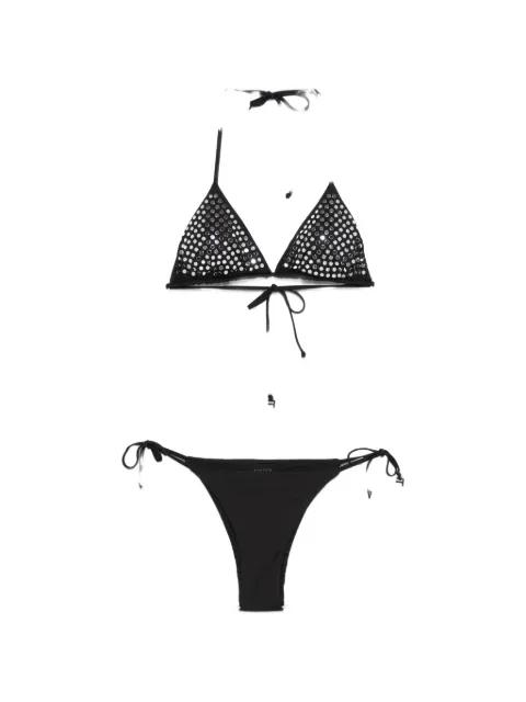 stud-embellished bikini by FISICO