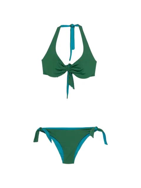 tie-detail bikini by FISICO