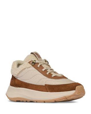 Women's F-Mode Flow Shearling Mix Sneakers by FITFLOP