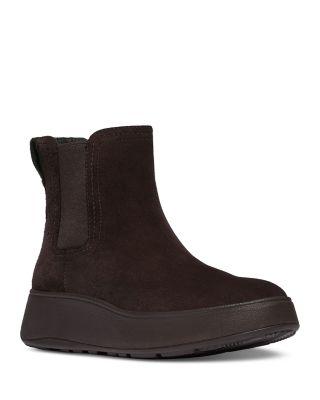 Women's F-Mode Stitch Warm Suede Chelsea Boots by FITFLOP