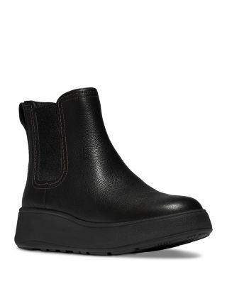 Women's F-Mode Stitch Warm Tumbled Leather Chelsea Boots by FITFLOP