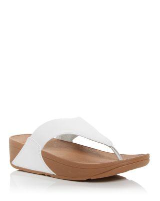Women's Lulu Thong Wedge Sandals by FITFLOP