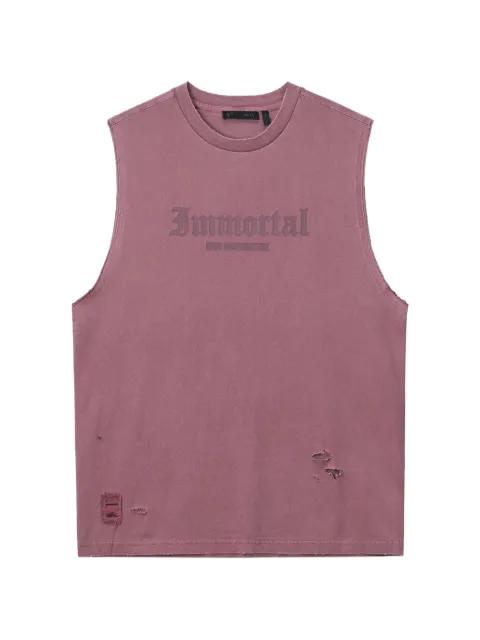 distressed tank top by FIVE CM