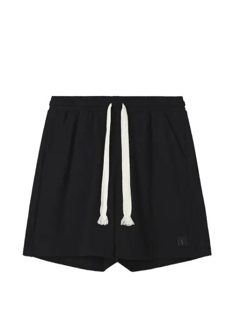 drawstring-detail cotton shorts by FIVE CM