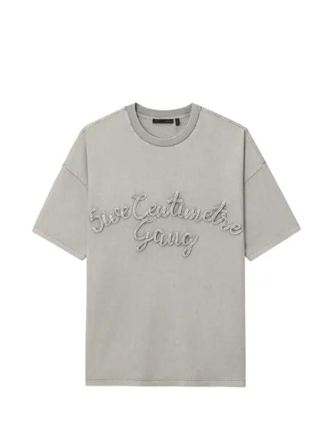 embroidered T-shirt by FIVE CM