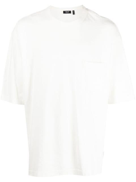 embroidered-design cotton T-shirt by FIVE CM