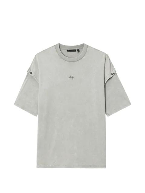 embroidered-logo T-shirt by FIVE CM