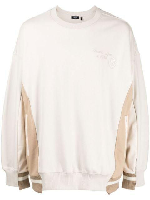 embroidered-logo sweatshirt by FIVE CM