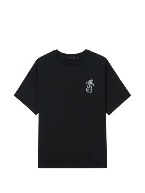 graphic crewneck T-shirt by FIVE CM