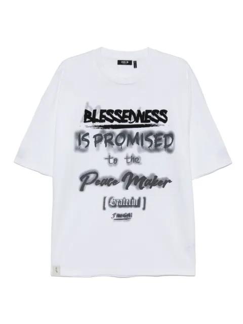 graphic-print T-shirt by FIVE CM