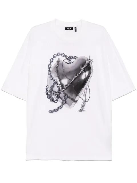 graphic-print T-shirt by FIVE CM