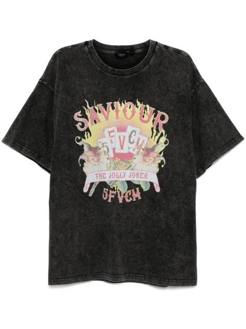 graphic-print T-shirt by FIVE CM