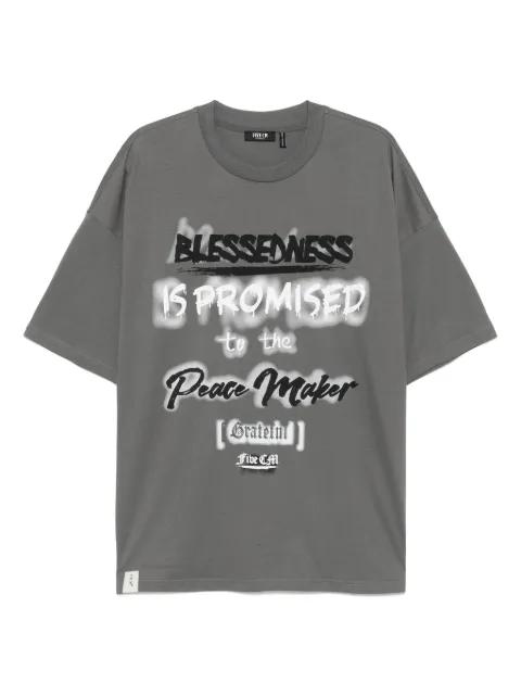 graphic-print T-shirt by FIVE CM