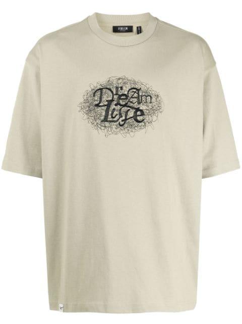 graphic-print cotton T-shirt by FIVE CM