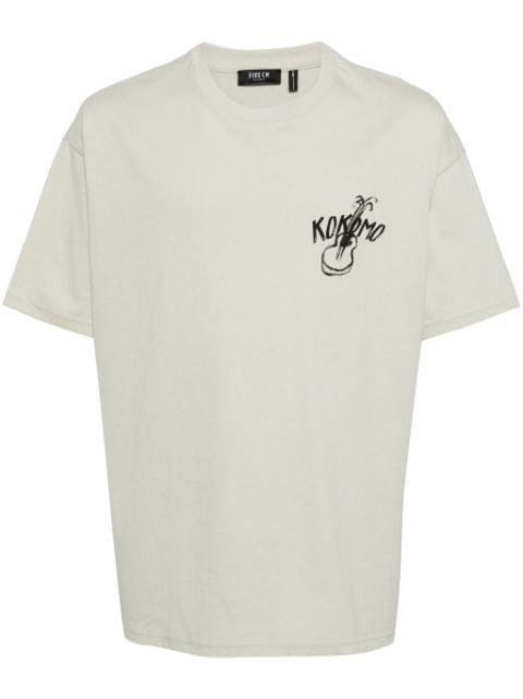 graphic-print cotton T-shirt by FIVE CM