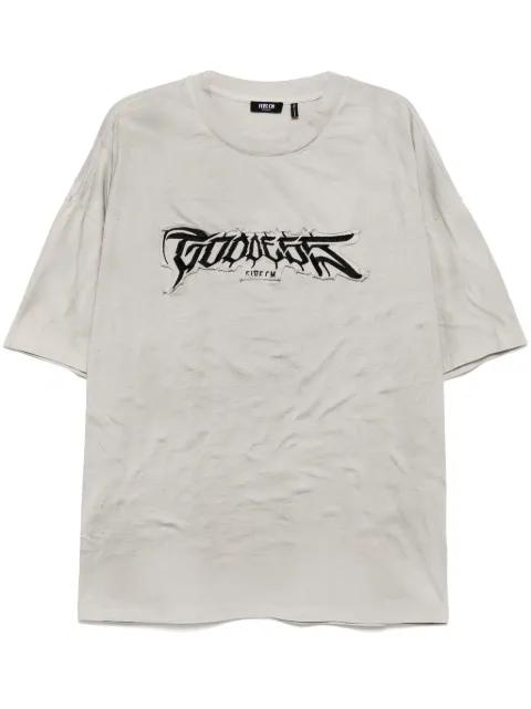 logo-embroidered T-shirt by FIVE CM