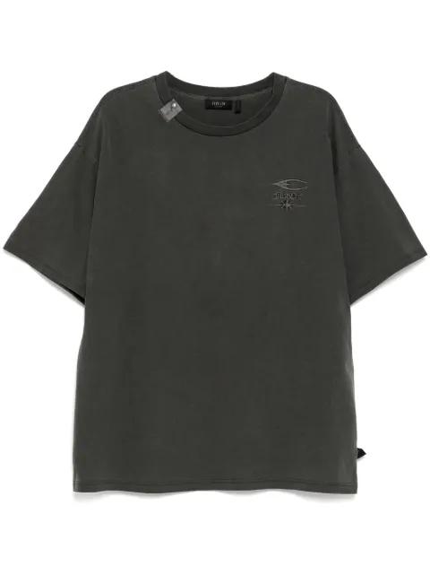 logo-embroidered T-shirt by FIVE CM