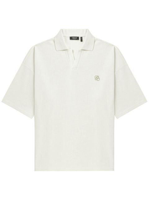 logo-embroidered polo shirt by FIVE CM
