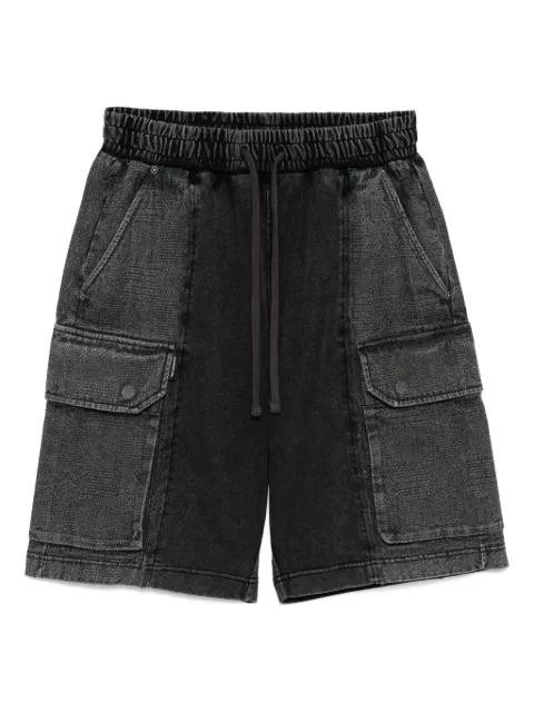 logo-patch cargo shorts by FIVE CM
