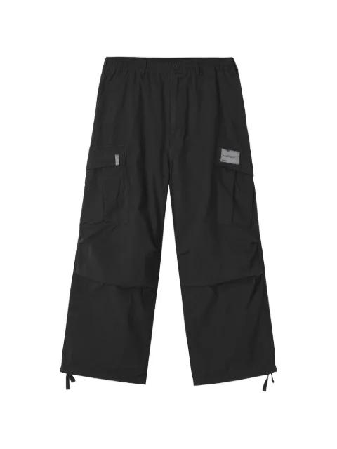 logo-patch cargo trousers by FIVE CM