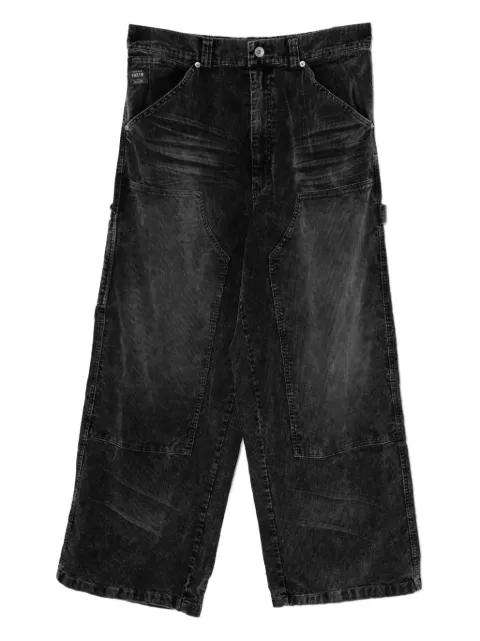 logo-patch trousers by FIVE CM