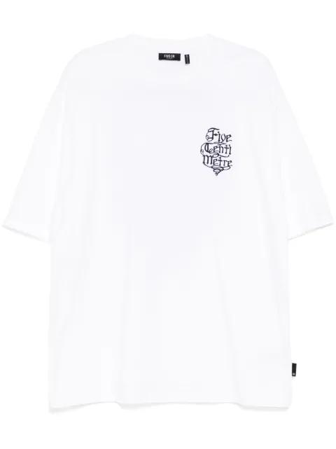 logo-print T-shirt by FIVE CM
