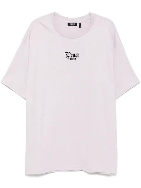 logo-print T-shirt by FIVE CM