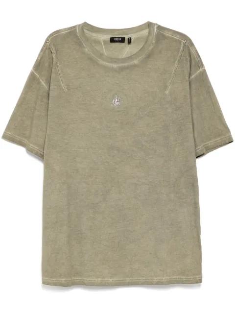 logo-studded T-shirt by FIVE CM