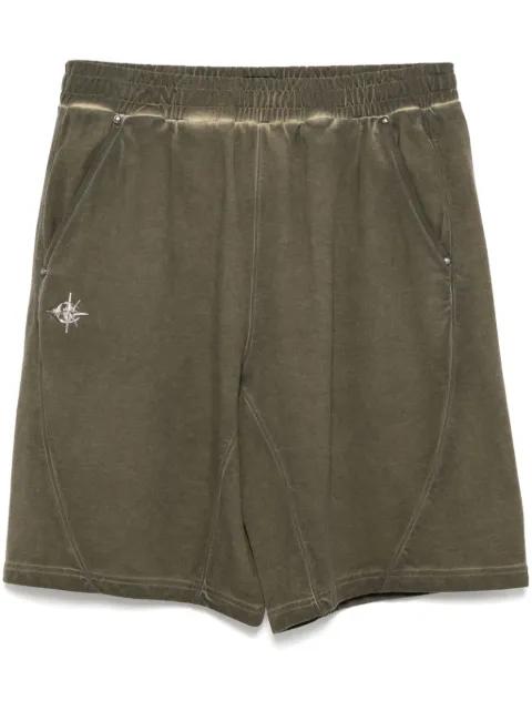 logo-studs shorts by FIVE CM