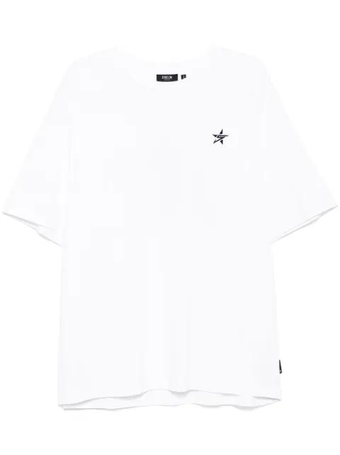 loo-embroidered T-shirt by FIVE CM