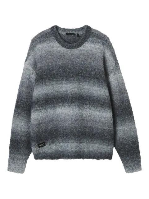 ombré striped sweater by FIVE CM