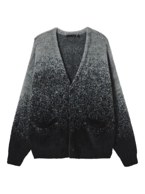 ombre-effect buttoned cardigan by FIVE CM
