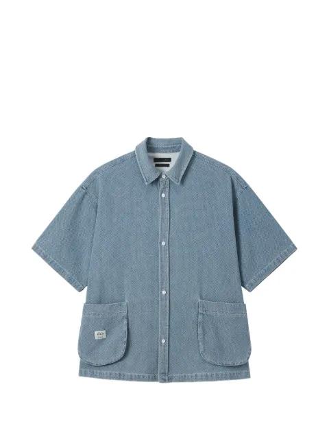 patch-pocket short-sleeve shirt by FIVE CM