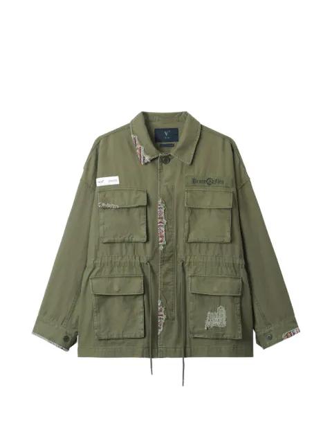 patchwork jacket by FIVE CM