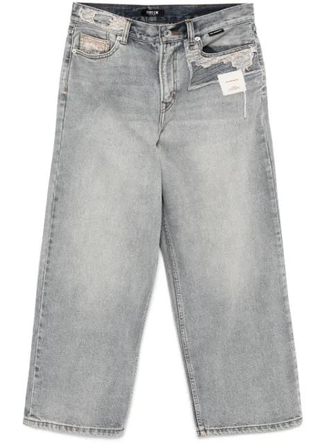 patchwork jeans by FIVE CM