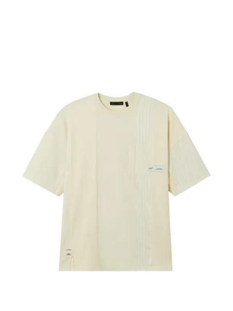 patchwork pocket t-shirt by FIVE CM
