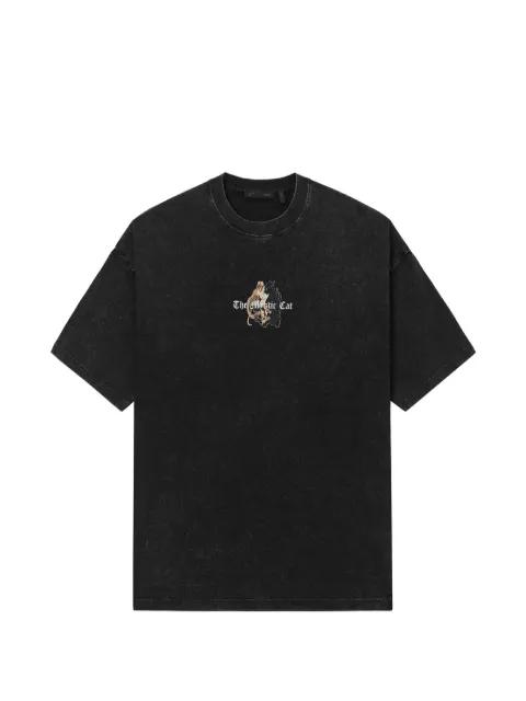 print crewneck T-shirt by FIVE CM