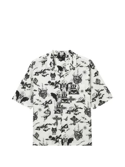 print pocket shirt by FIVE CM