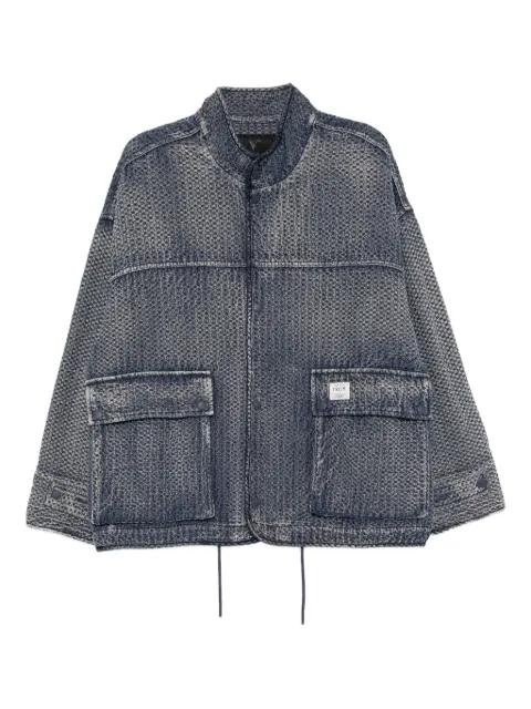 quilted denim jacket by FIVE CM