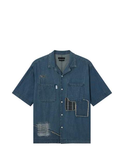 short-sleeved denim shirt by FIVE CM