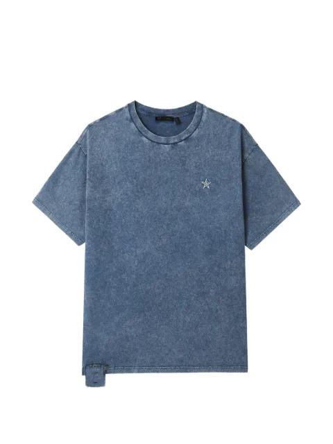 star-appliqué T-shirt by FIVE CM