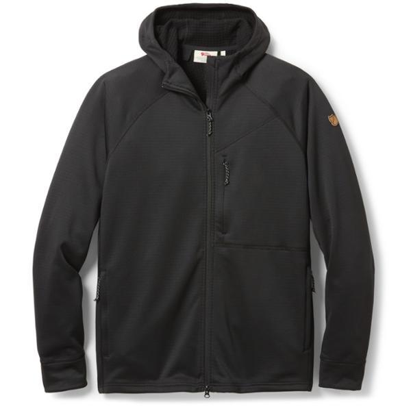 Abisko Grid Fleece Hoodie by FJALLRAVEN